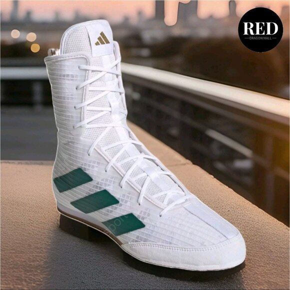 adidas Box Hog 4 White Collegiate Green IH2731 Shoes - Men\'s Size 7 main image 11